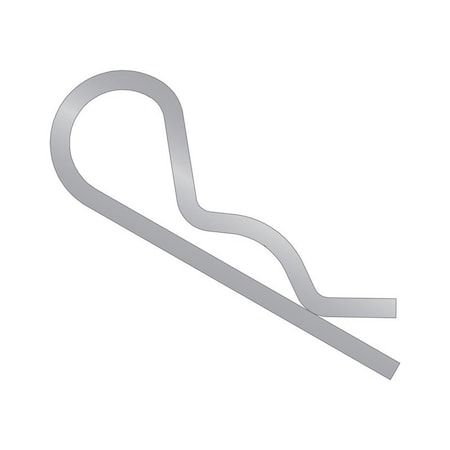 Heritage Industrial Bridge Cotter Pin, 0.177 in Dia, 3-3/4 in L, 18-8 Stainless Steel BPS-208